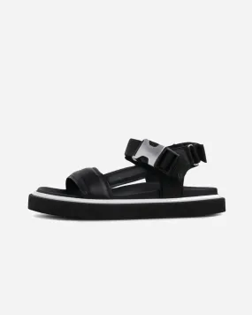 Cody Sandal - Black Leather