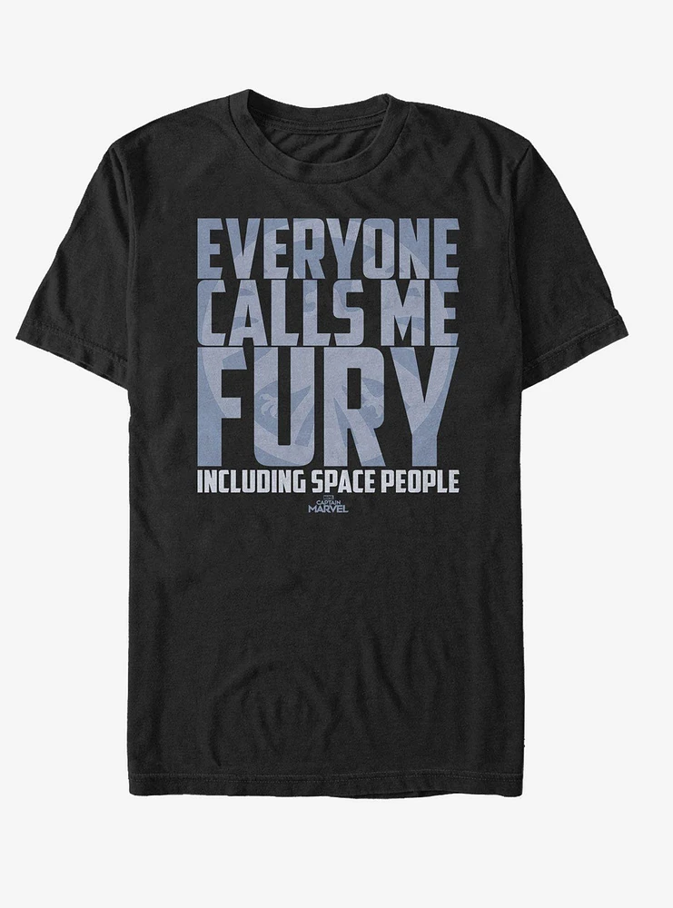 Hot Topic Marvel Captain Just Fury T-Shirt