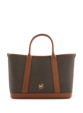 MMK  Logo-print handbag - Brown